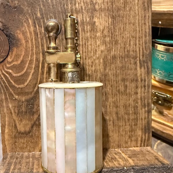 Vintage Tiffany & Co. Mother of Pearl Table Lighter, Mint Condition