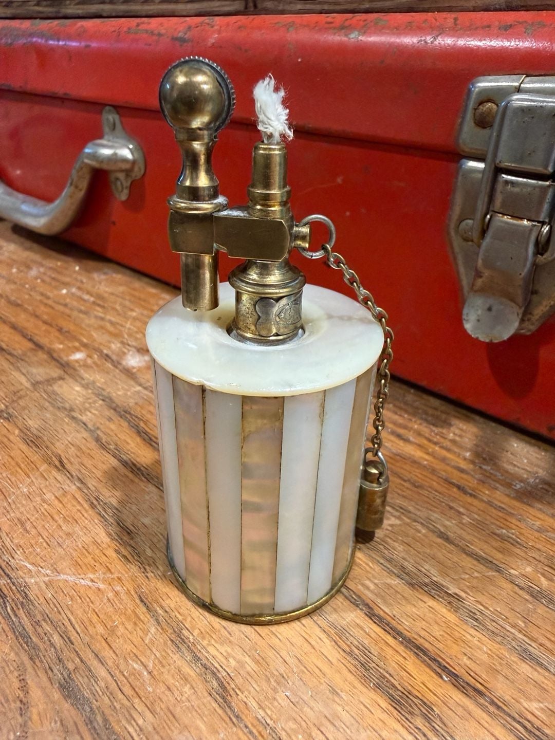Vintage Tiffany & Co. Mother of Pearl Table Lighter, Mint Condition 2