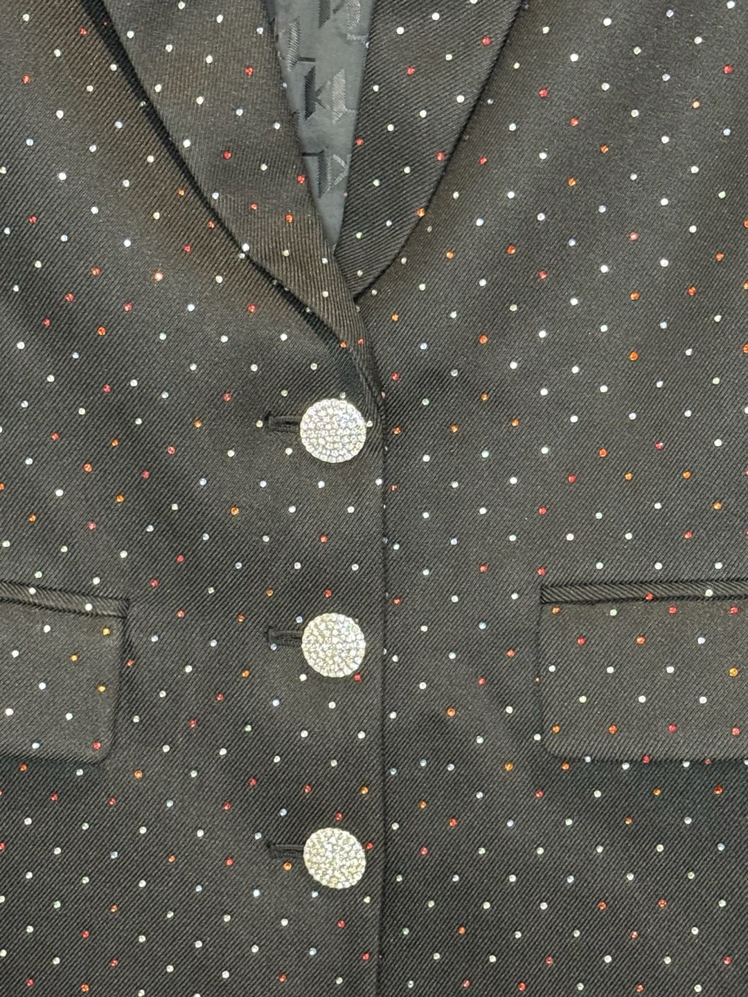 Karl Lagerfeld Paris Rhinestone Embellished Blazer Size 8 4