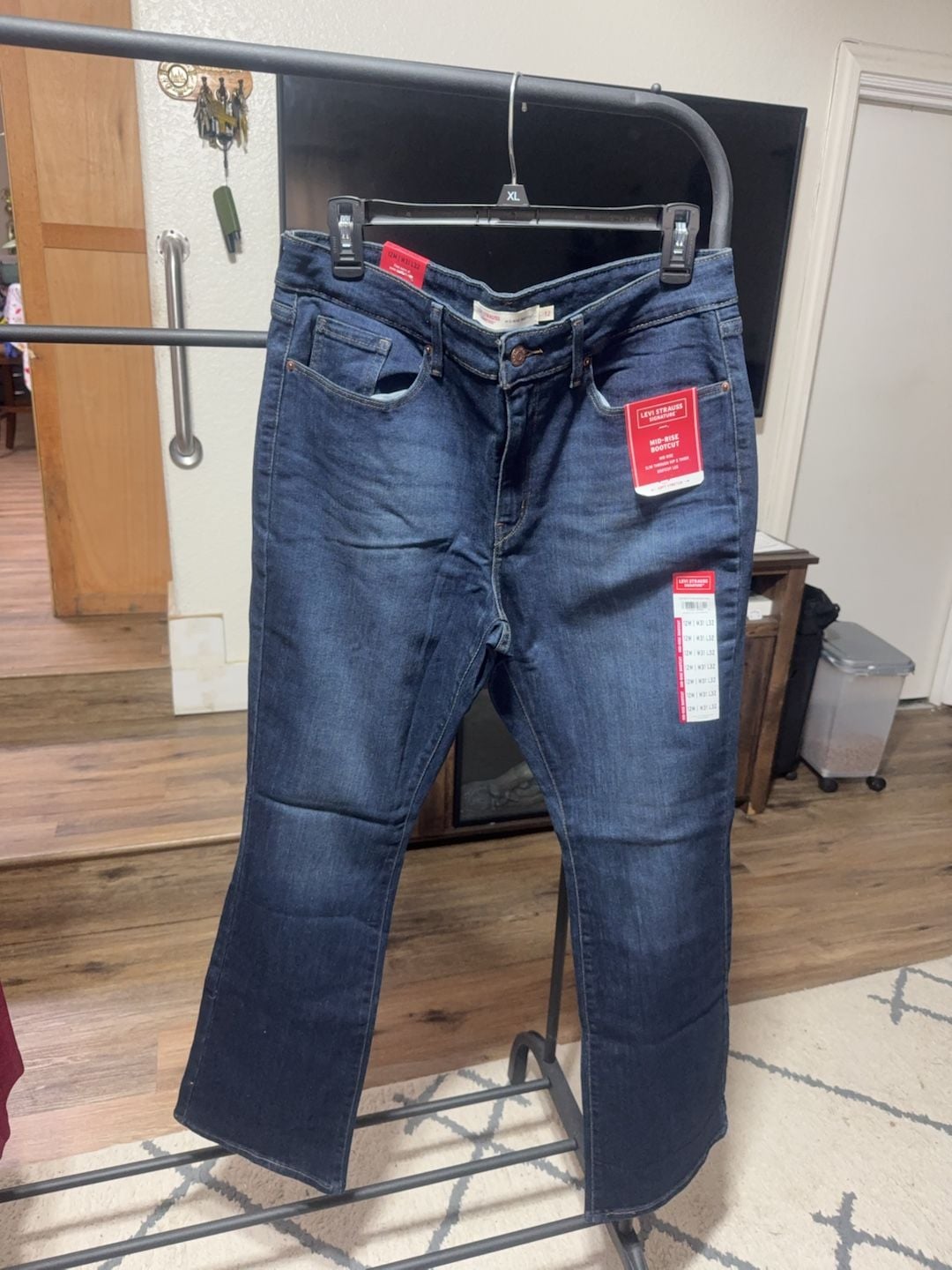 Levi Strauss Signature Mid-Rise Bootcut 12M 31x32 2