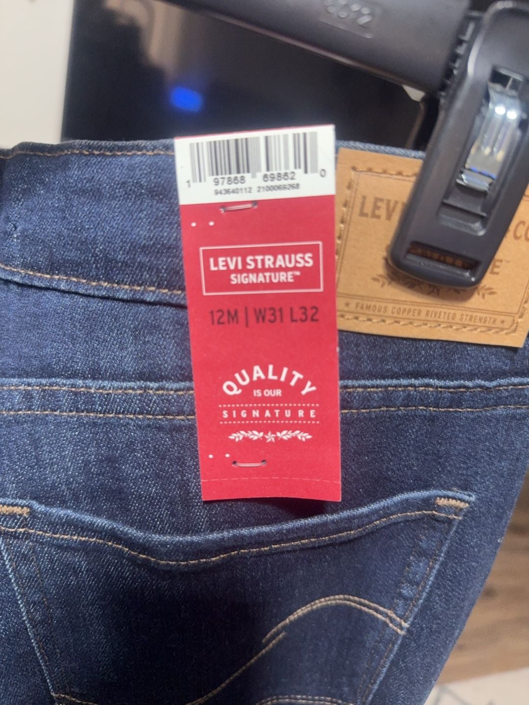 Levi Strauss Signature Mid-Rise Bootcut 12M 31x32 5