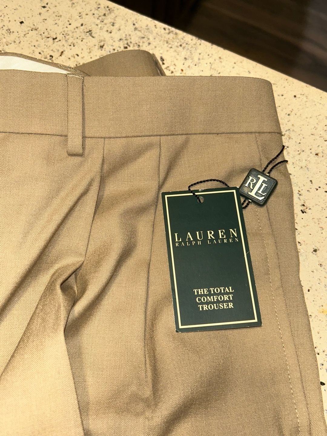 Lauren Ralph Lauren The Total Comfort Trouser Tan Pants 34x30 3