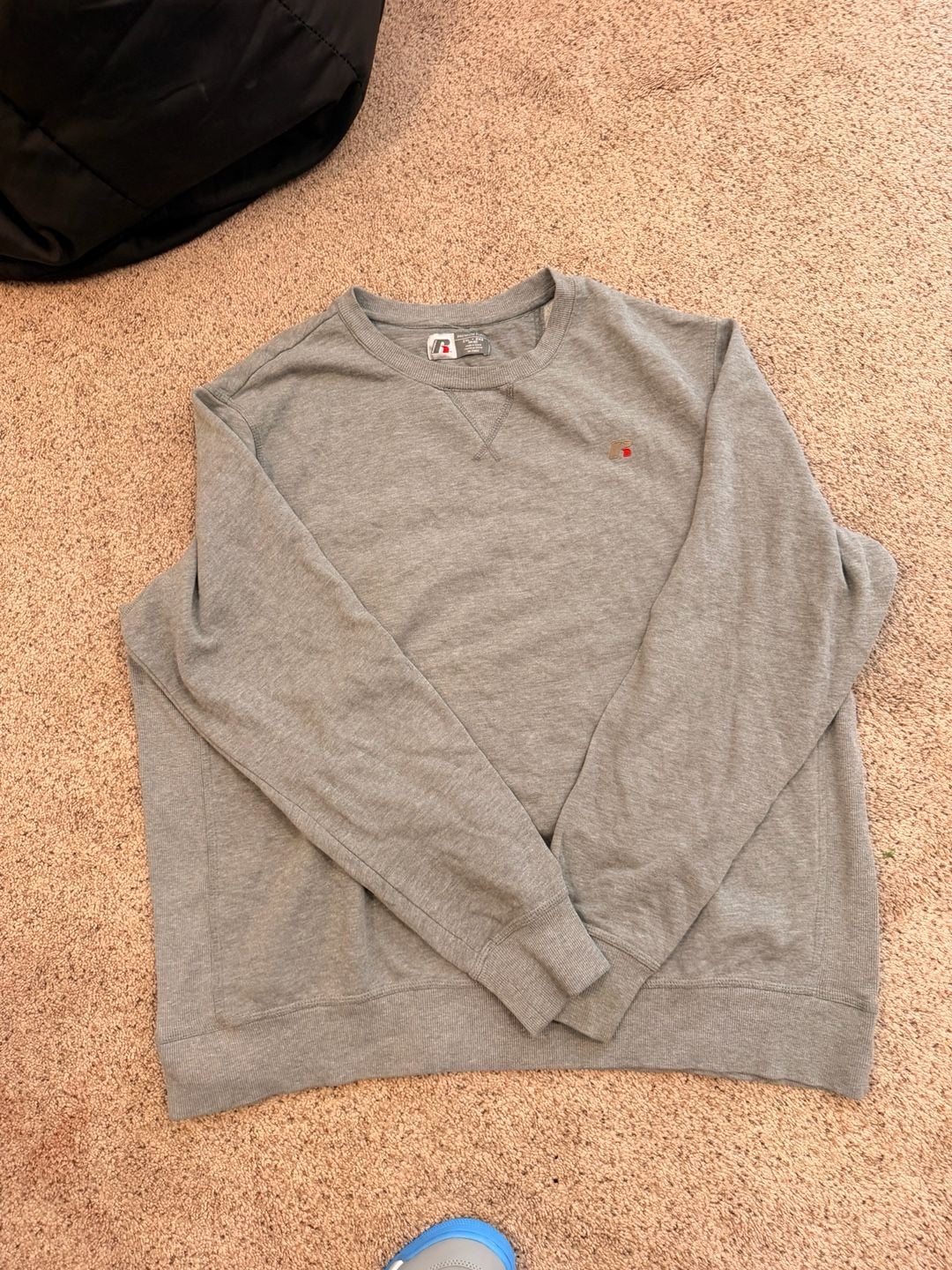 Russell Athletic Premium Fleece Crewneck Sweatshirt Gray 2XL 2