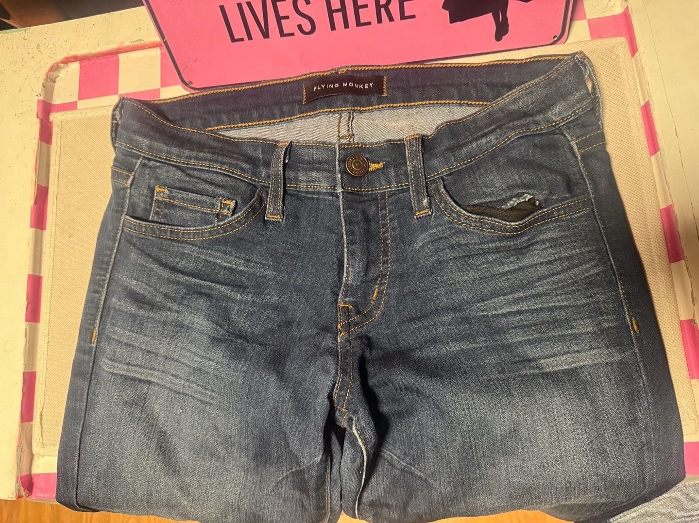 Flying Monkey Size 27 Skinny Jeans 5