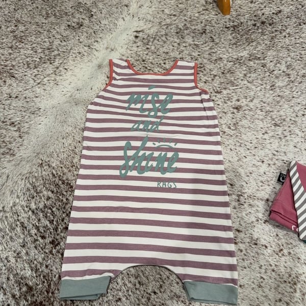 RAGS Rise and Shine Striped Romper Size 2T