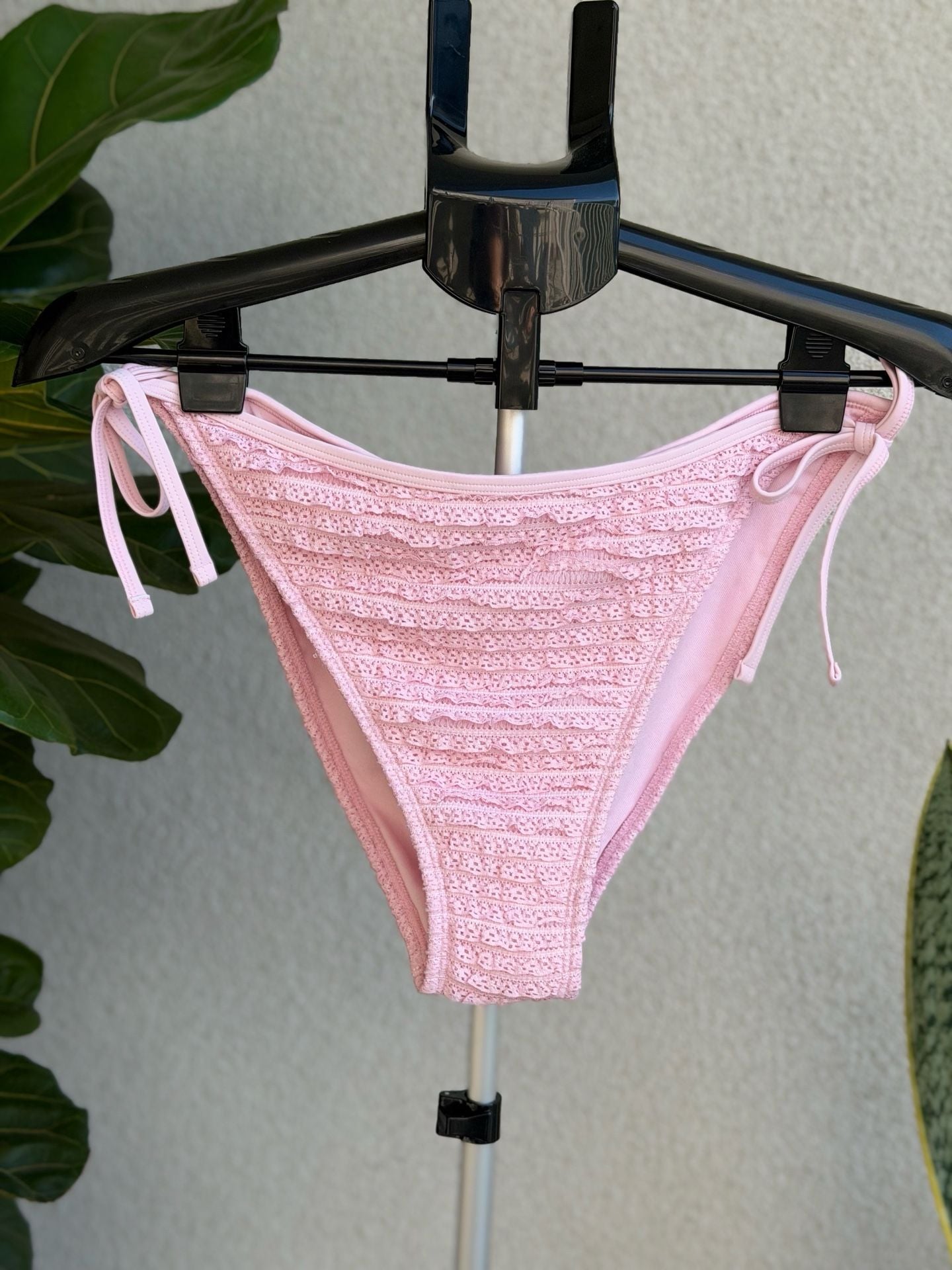 Wild Fable Pink Lace-Up Bikini Bottom Size XL (16) 2
