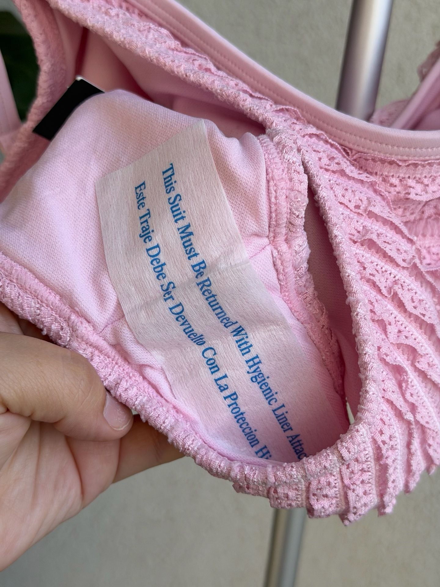 Wild Fable Pink Lace-Up Bikini Bottom Size XL (16) 4