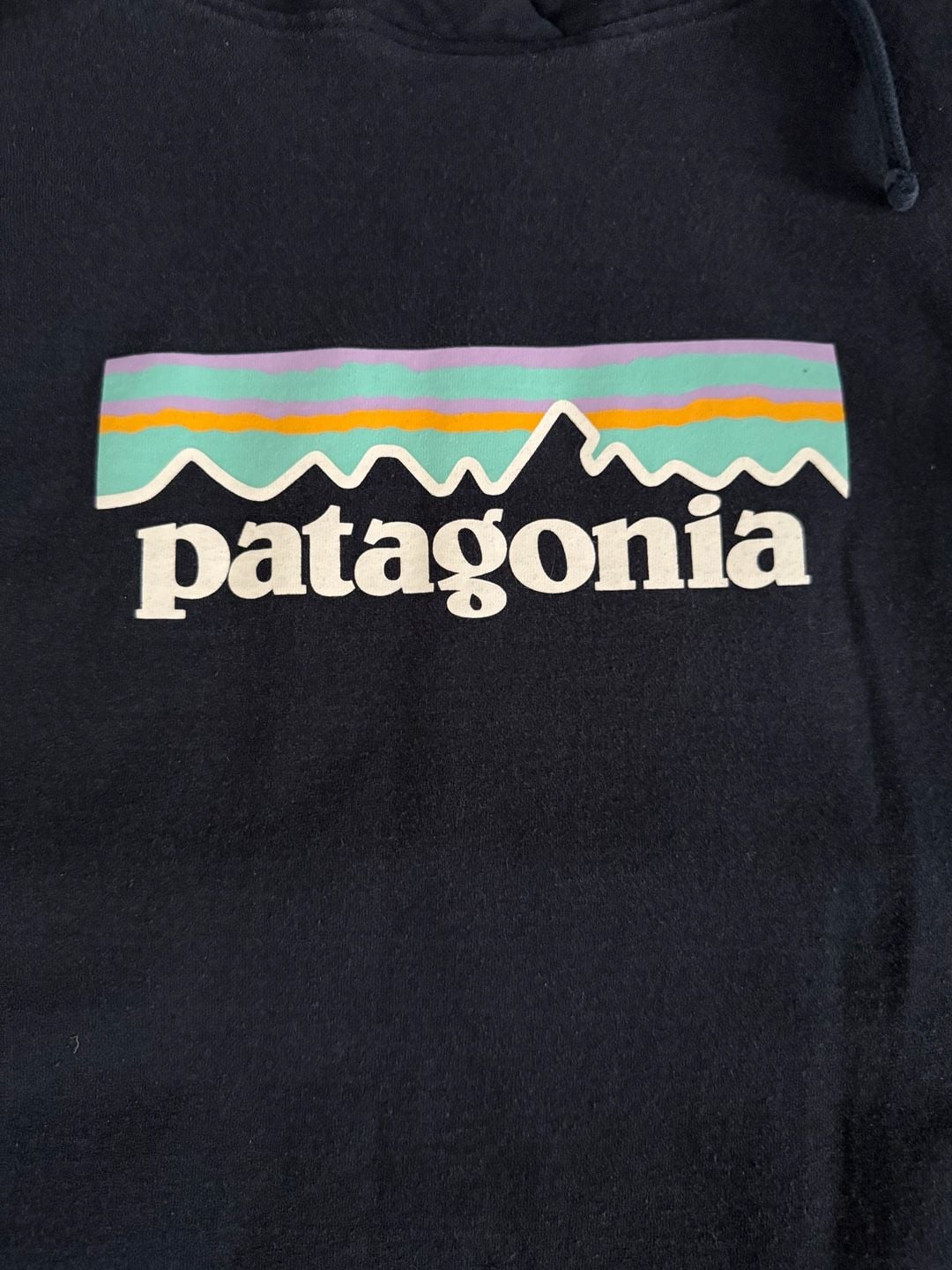 Patagonia Uprisal Hoodie Navy Blue with Patagonia Logo on the Front, Size XS 4