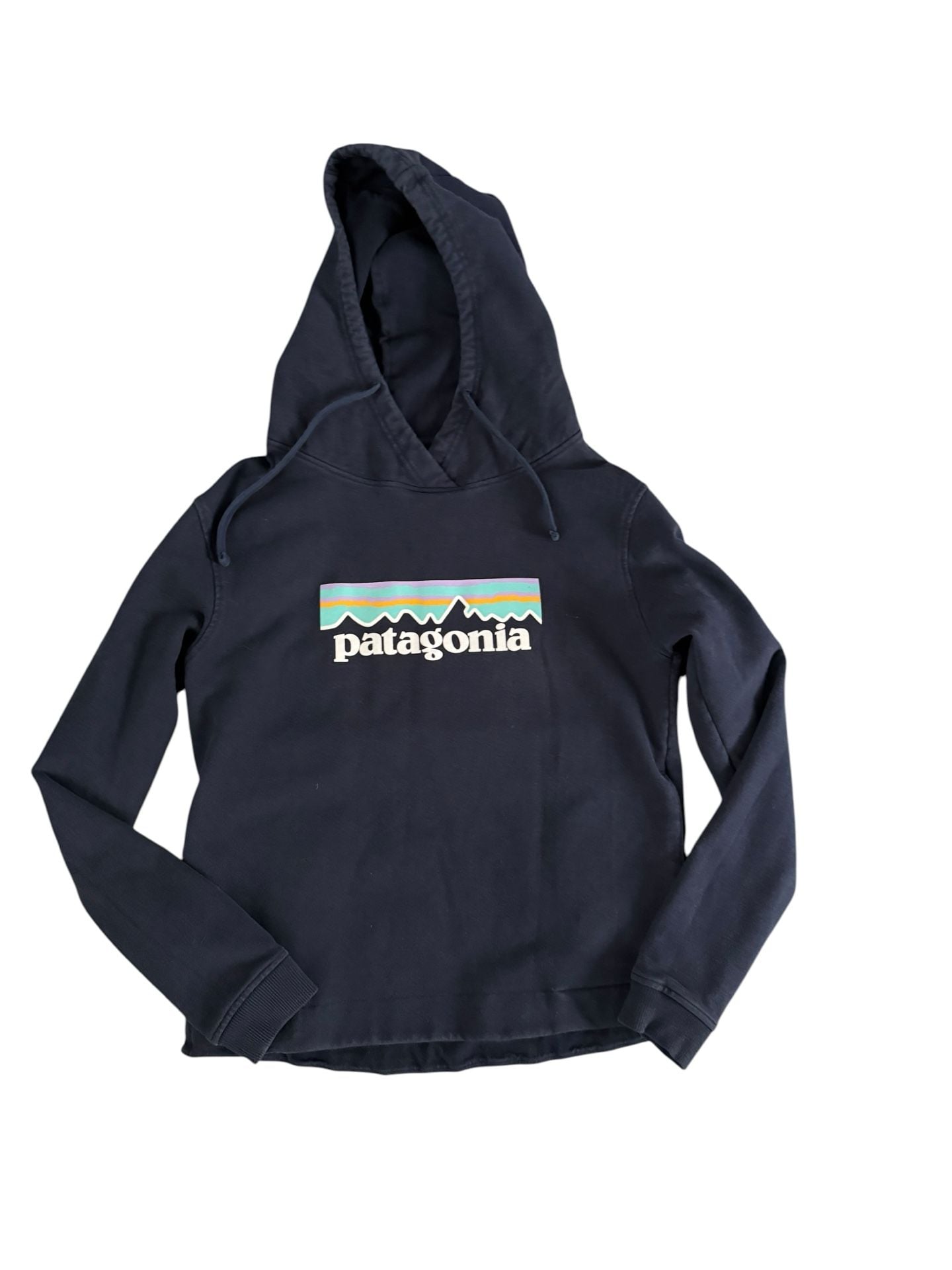 Patagonia Uprisal Hoodie Navy Blue with Patagonia Logo on the Front, Size XS 12