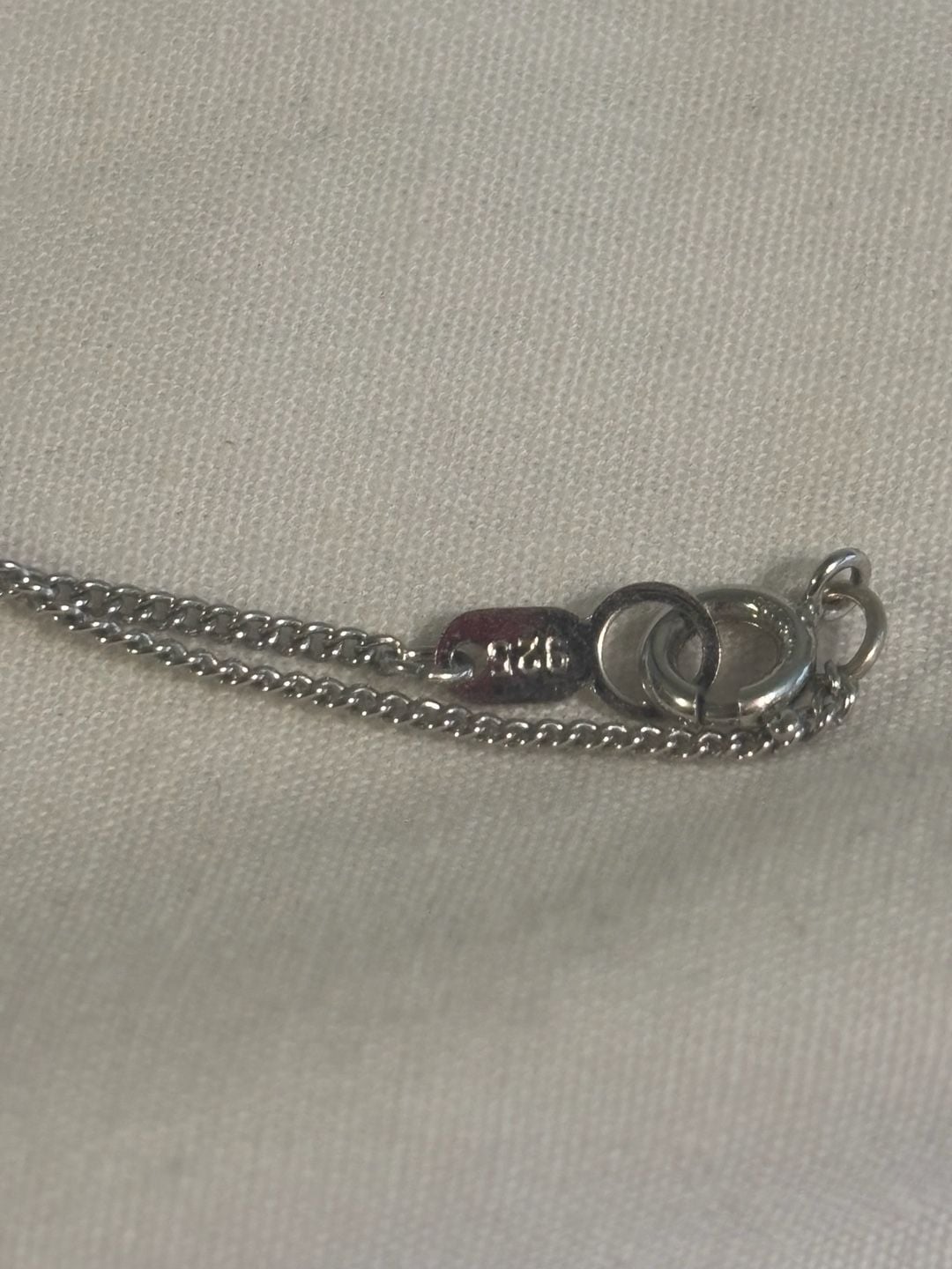Imperial Sterling Silver Freshwater Cultured Pearl Heart Necklace 925 16” 6