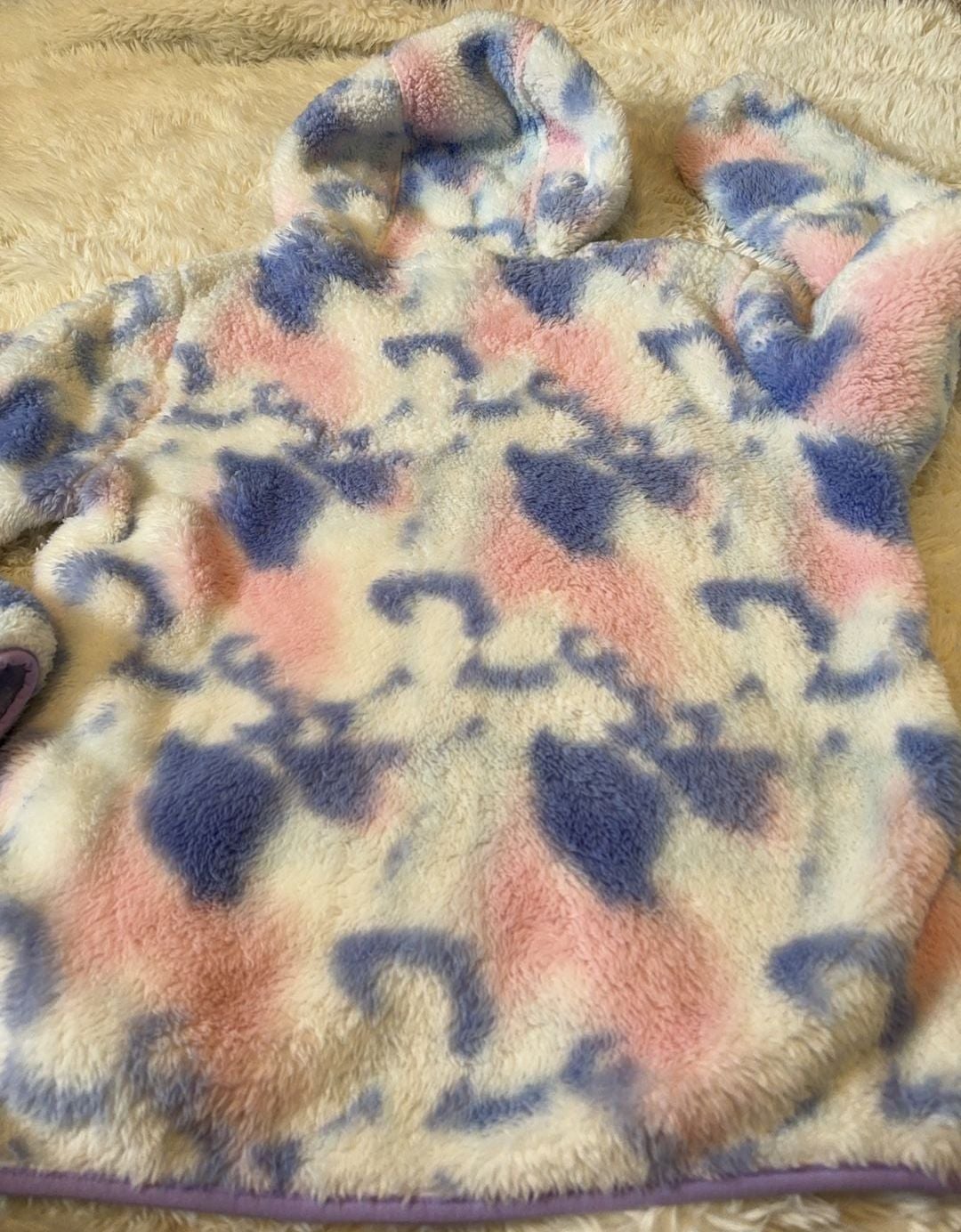 Eddie Bauer Kids Full Zip Fleece Hoodie Size L (14/16) Tie Dye 4