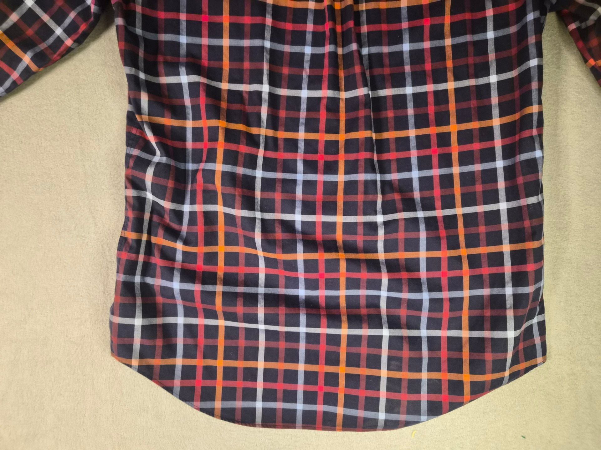 Jos. A. Bank Traveler Tailored Fit Plaid Button Down Shirt Size S 15