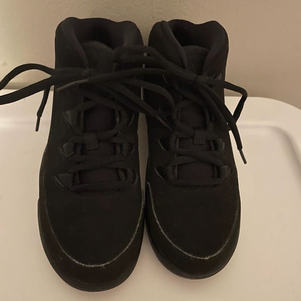 Size 13.5c  Jordan Flight Club 91 Black Sneakers