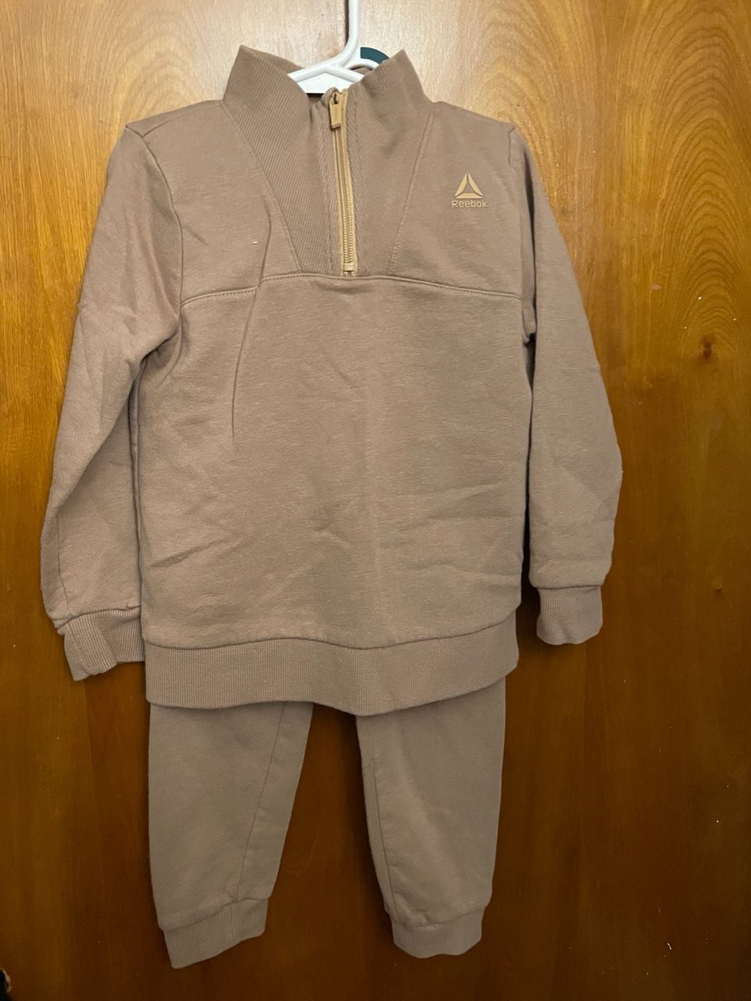 Reebok Kids 2-Piece Quarter-Zip Sweatshirt and Jogger Set 1