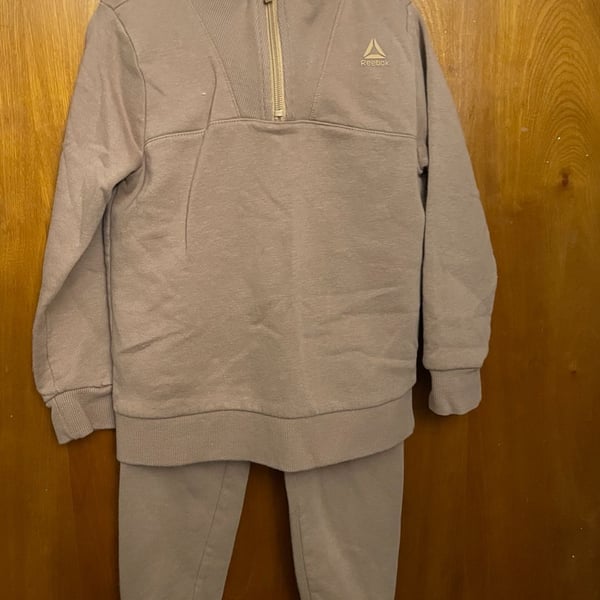 Reebok Kids 2-Piece Quarter-Zip Sweatshirt and Jogger Set