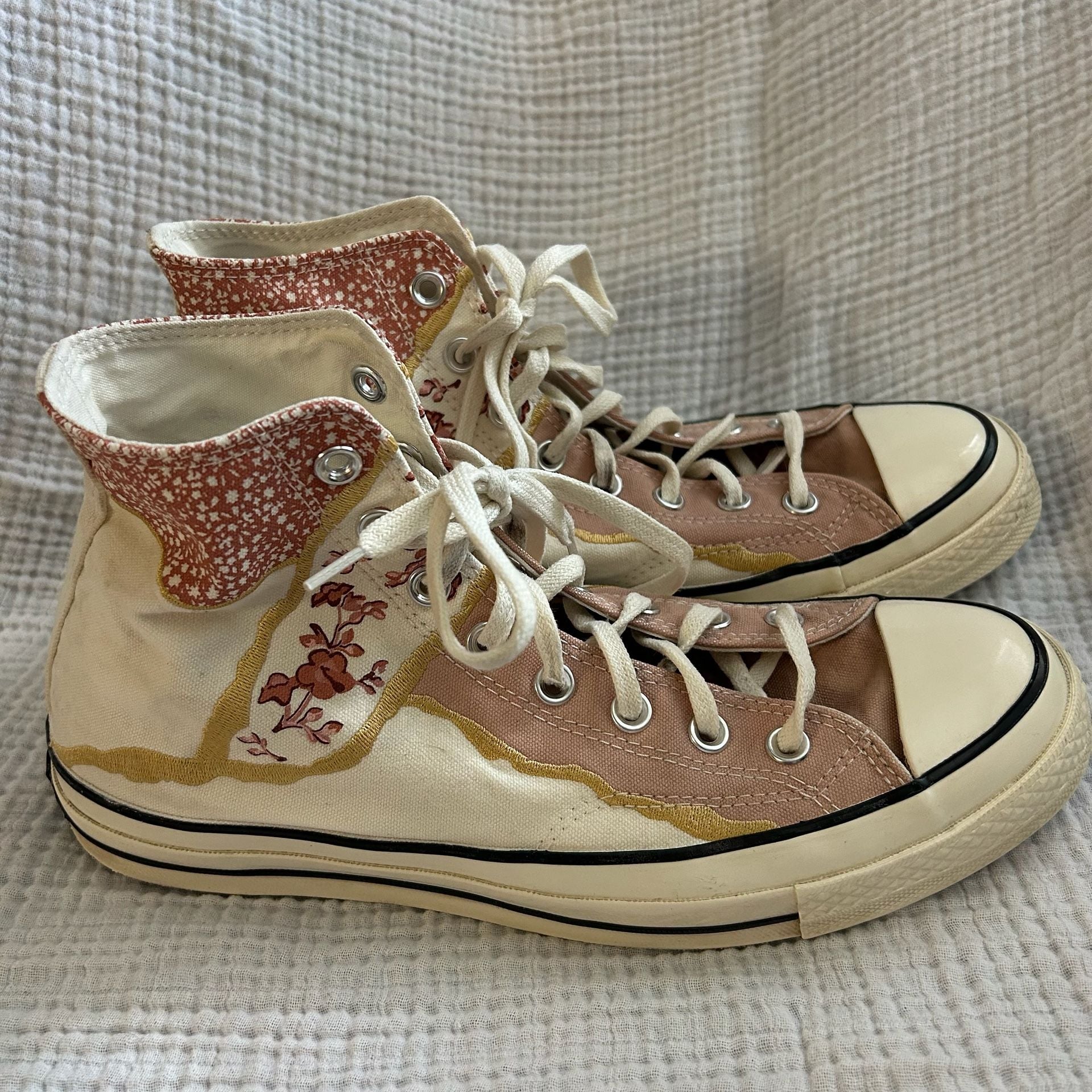 Converse Chuck 70 Egret Golden Florals Multi size 9 men’s 3