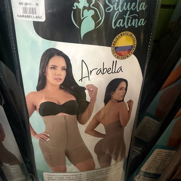 Silueta Latina Arabella Strapless Faja Shapewear Size M