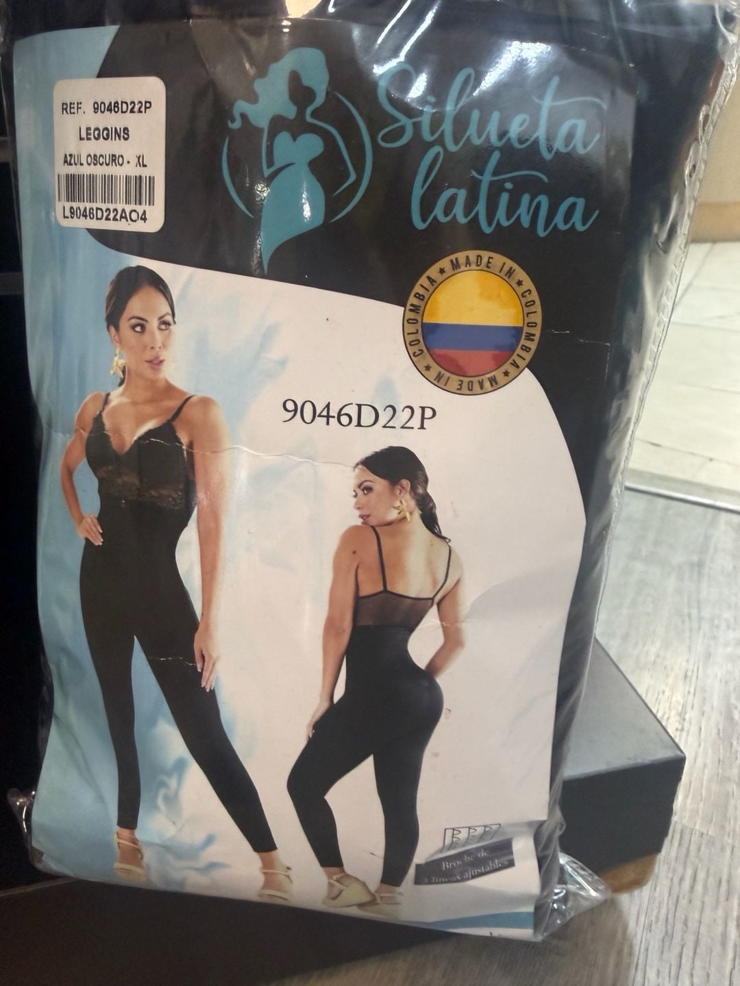 Silueta Latina Shapewear Leggings 9046D22P Size XL 1