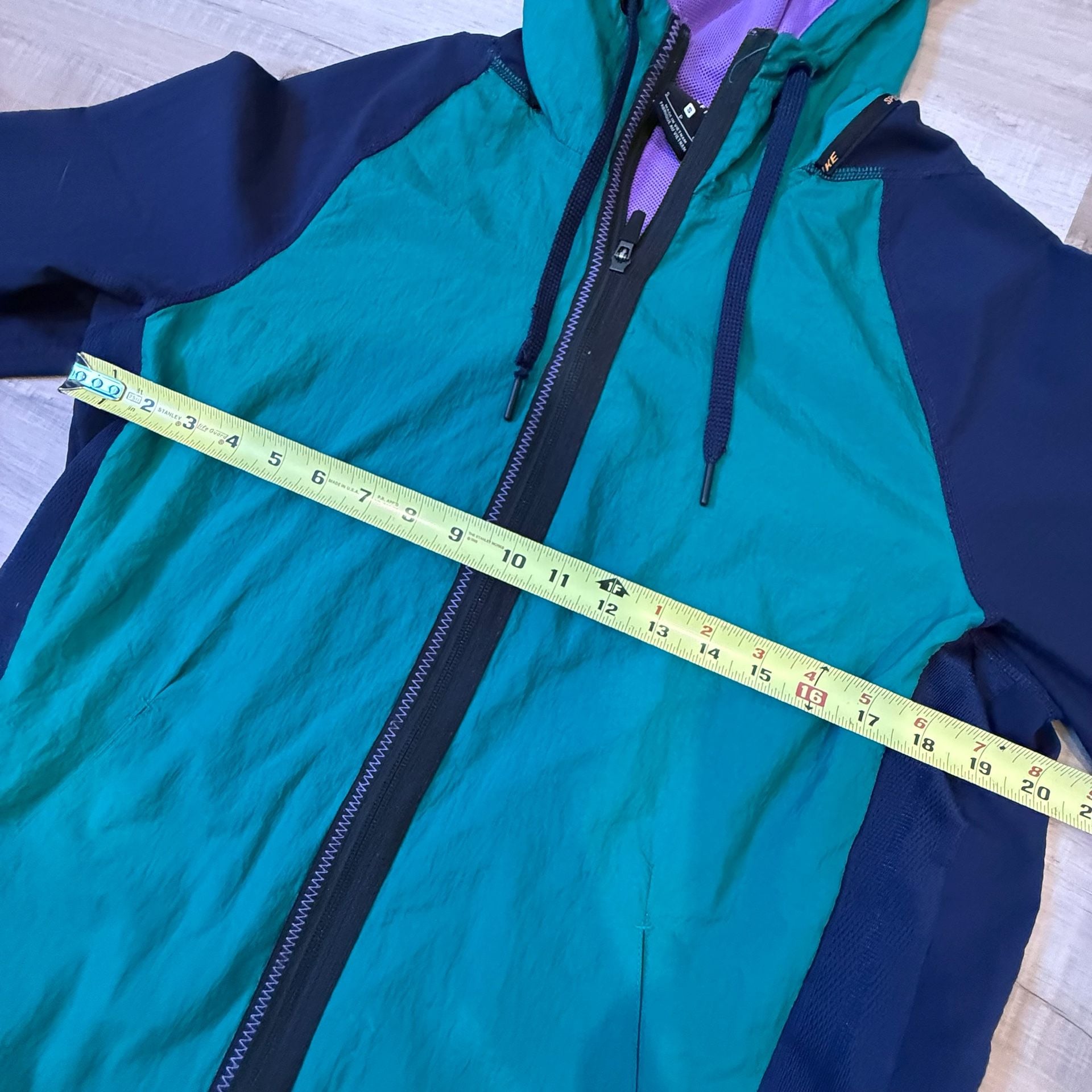 Nike Dri-Fit Retro Colorblock Windbreaker Jacket Size Mens Small 7