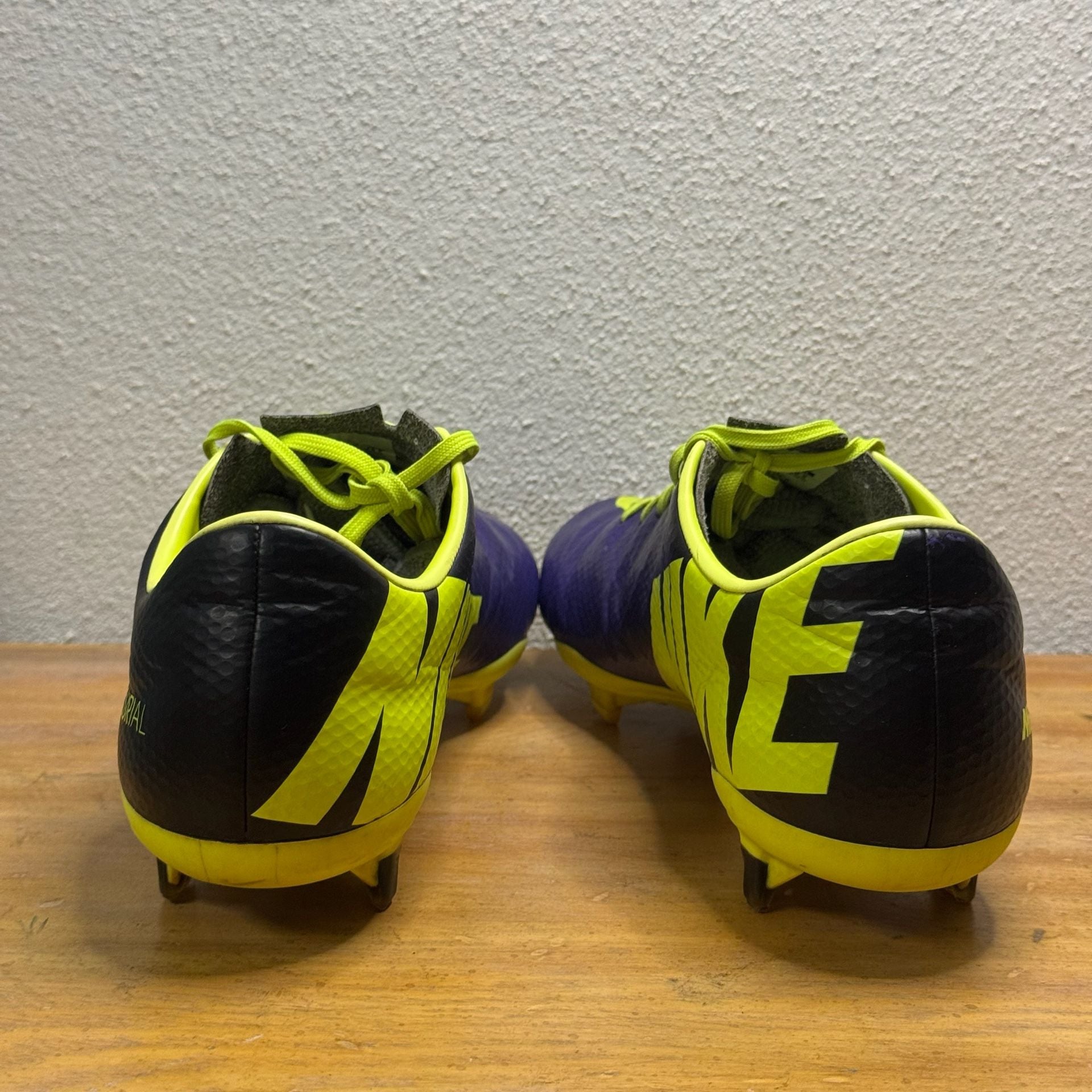 Nike Mercurial Vapor IX ACC Soccer Cleats Purple/Volt Size US 10.5 EUR 44.5 6