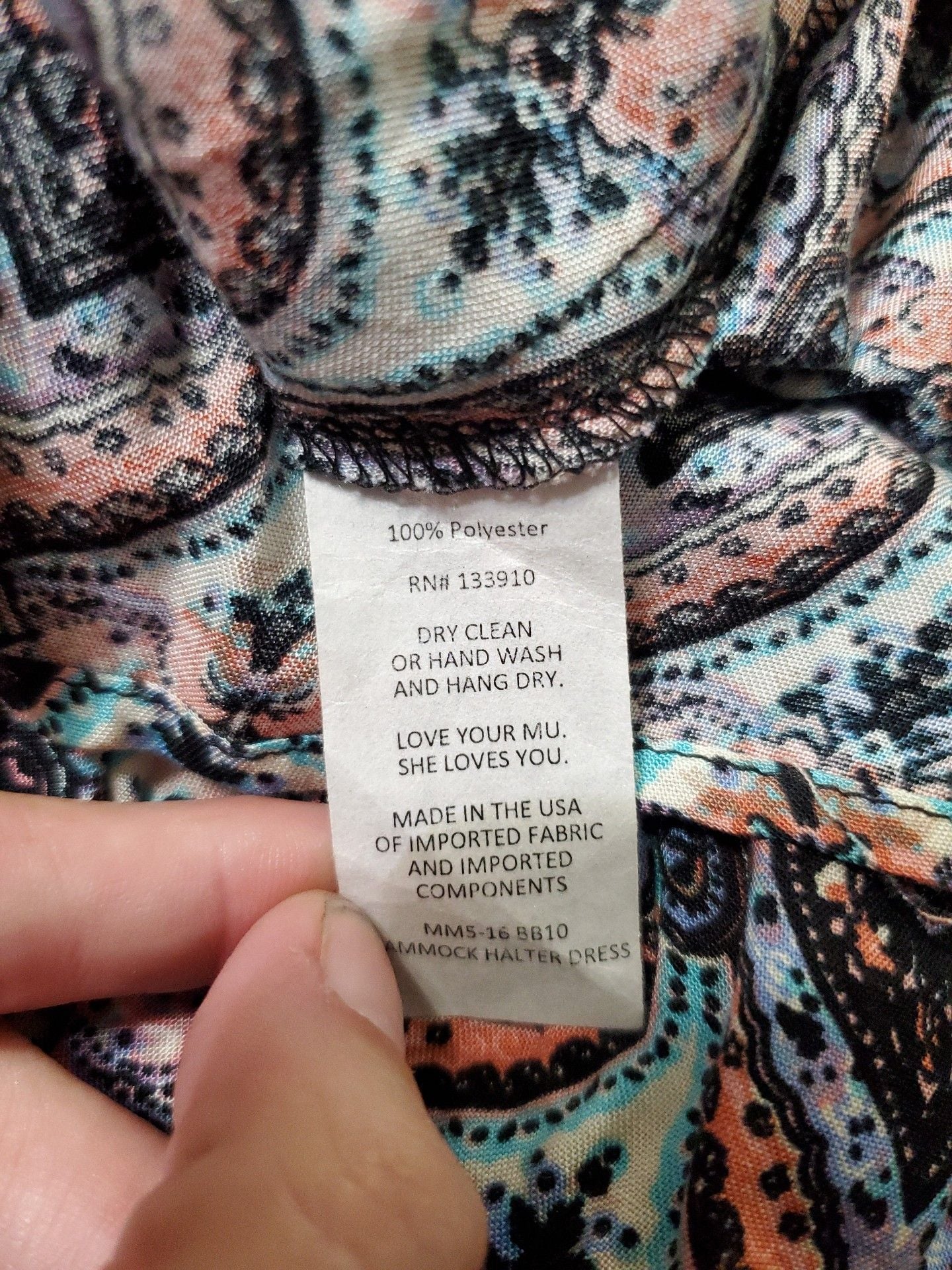 Show Me Your Mumu Hammock Halter Dress Small 5