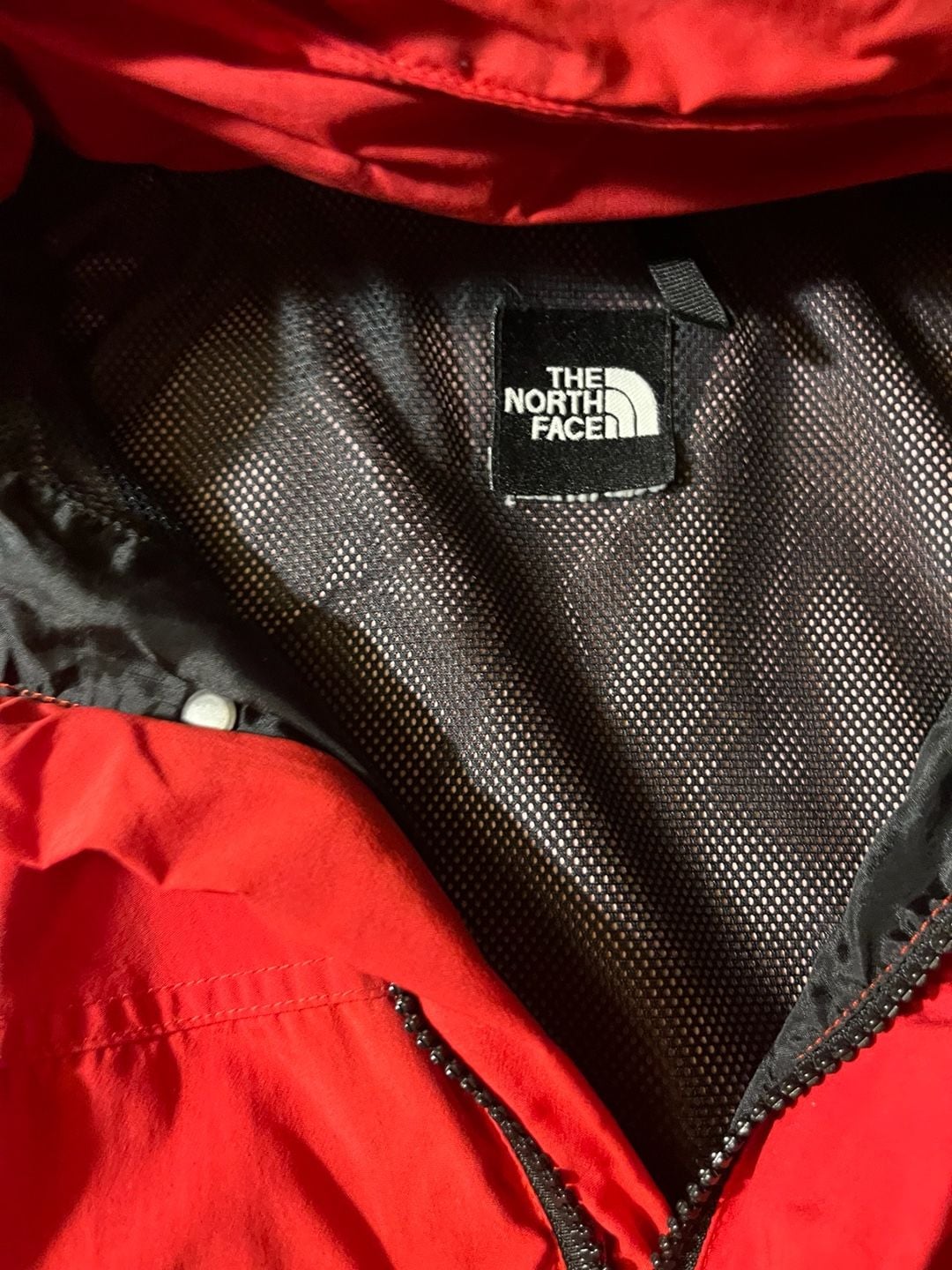 Vintage The North Face Activent Red and Black Hooded Jacket 4