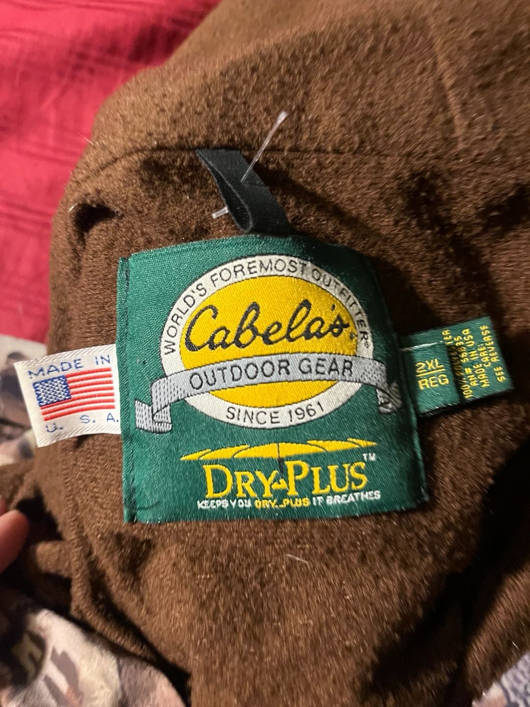 Cabela's Dry-Plus Camo Hunting Jacket 2XL REG 4