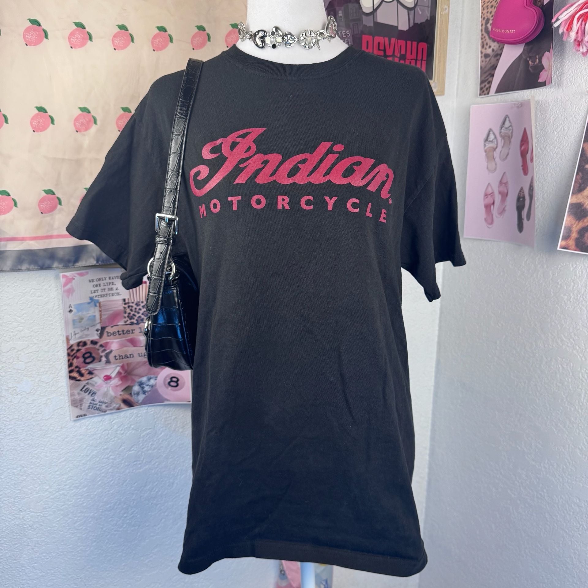Indian Motorcycle Four Corners Farmington NM Graphic T-Shirt Black 2