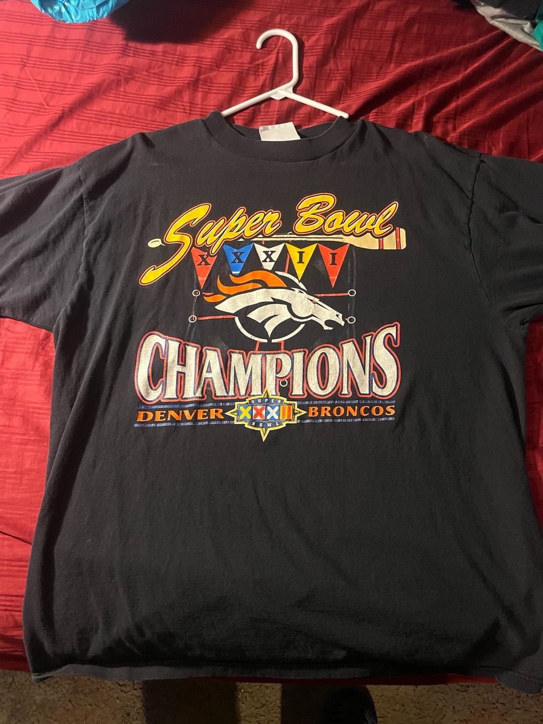 Vintage 1998 Denver Broncos Super Bowl XXXII Champions T-Shirt 2