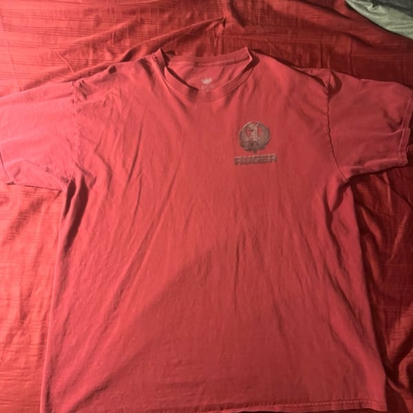 2a Ruger Logo Graphic T-Shirt Red