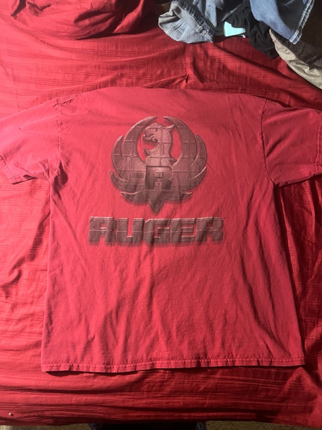 2a Ruger Logo Graphic T-Shirt Red 2