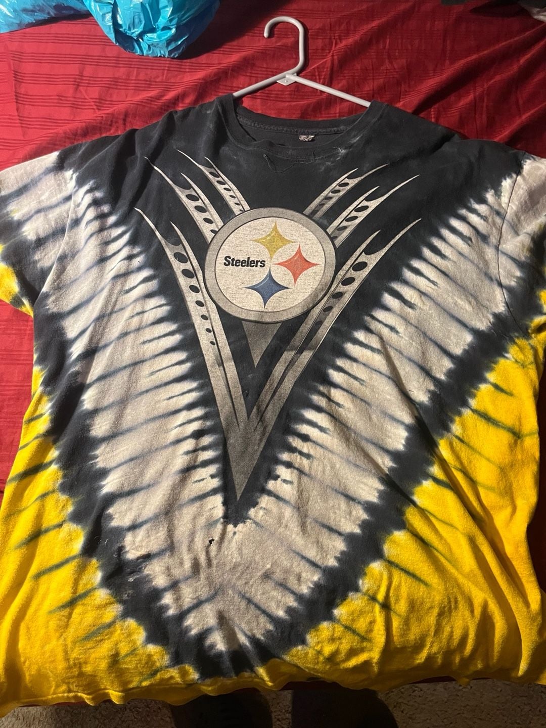 Vintage Pittsburgh Steelers Tie Dye Graphic T-Shirt 1