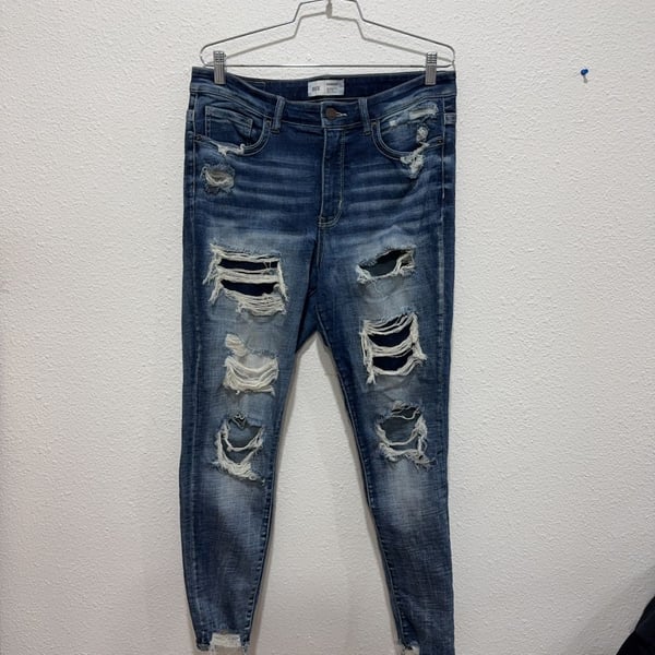 BKE Parker Ankle Skinny Stretch Raw Cuff Jeans Men's Size 30