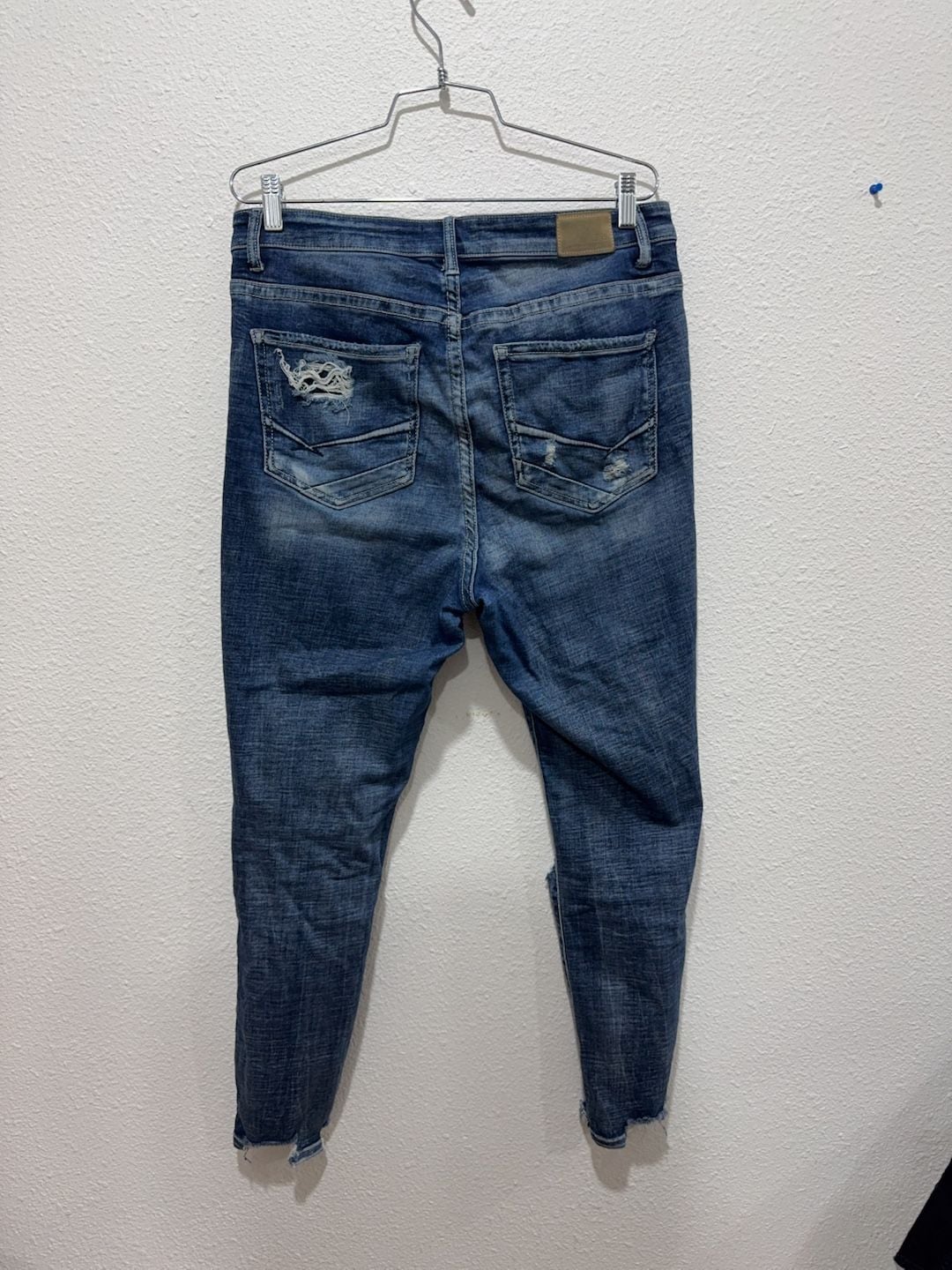 BKE Parker Ankle Skinny Stretch Raw Cuff Jeans Men's Size 30 5