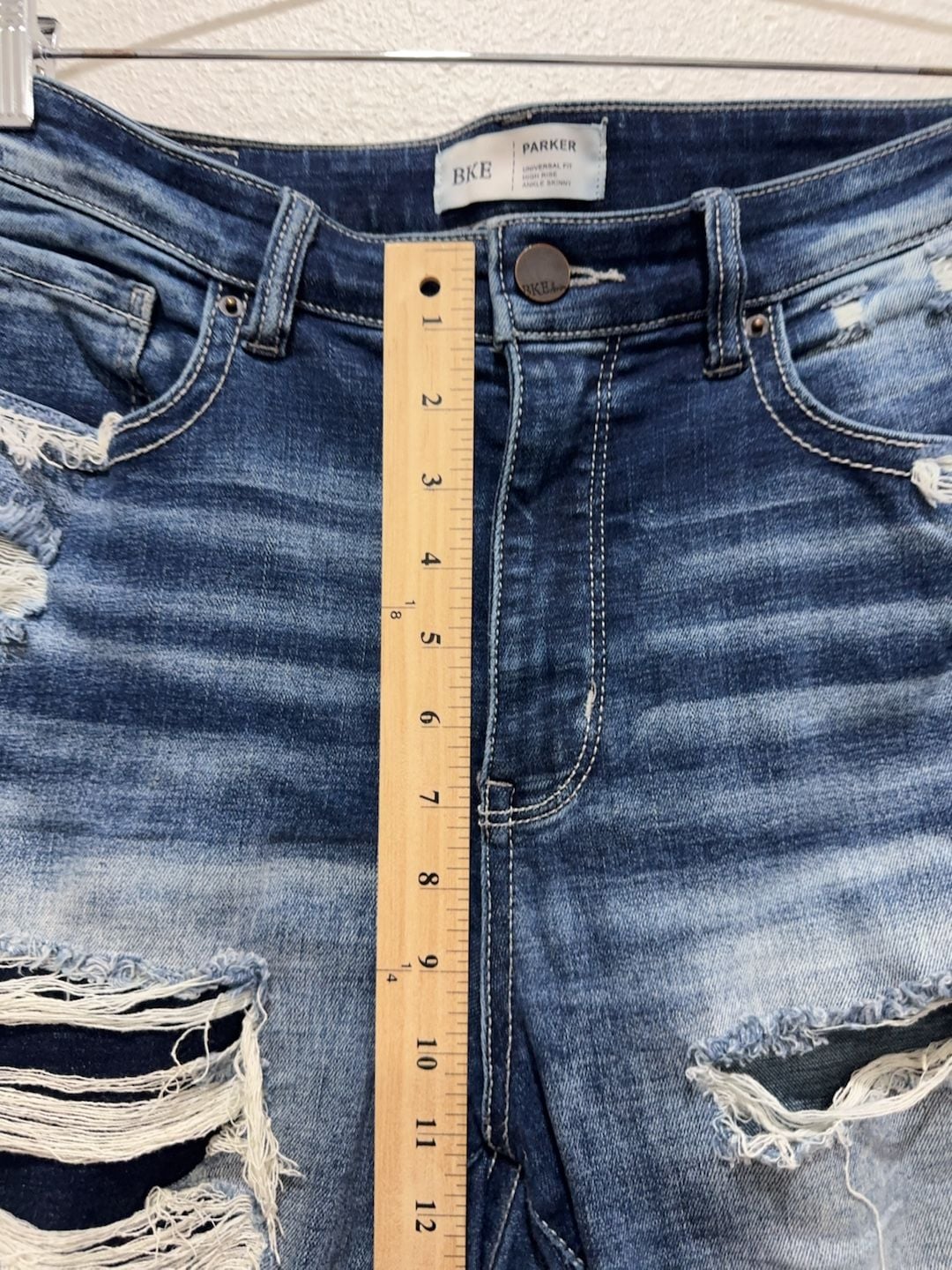 BKE Parker Ankle Skinny Stretch Raw Cuff Jeans Men's Size 30 10