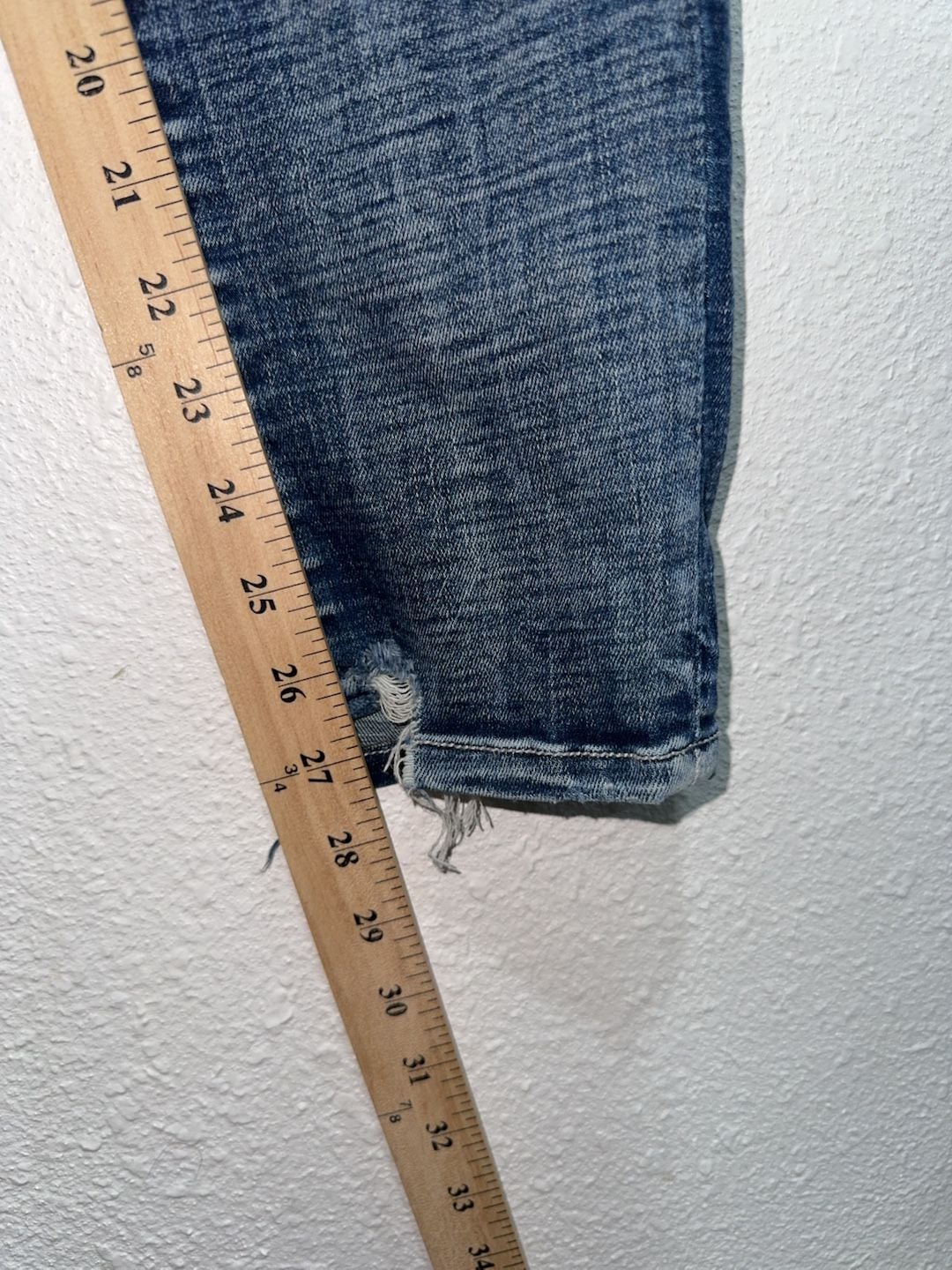 BKE Parker Ankle Skinny Stretch Raw Cuff Jeans Men's Size 30 12