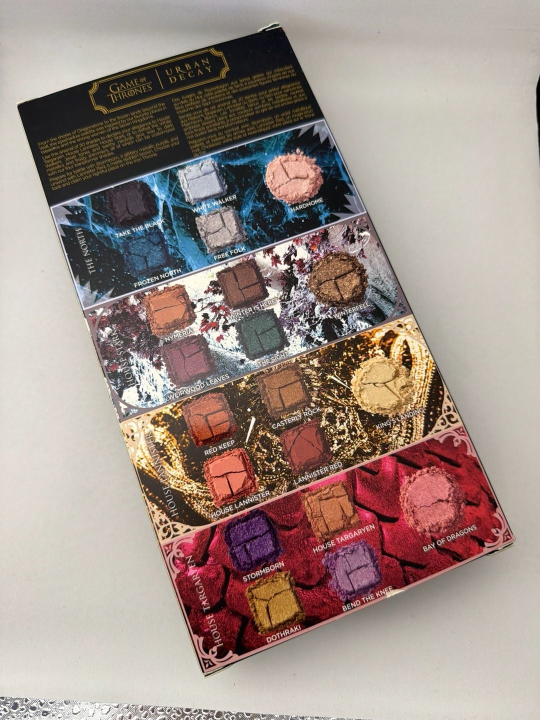 Urban Decay Game of Thrones Eyeshadow Palette 2