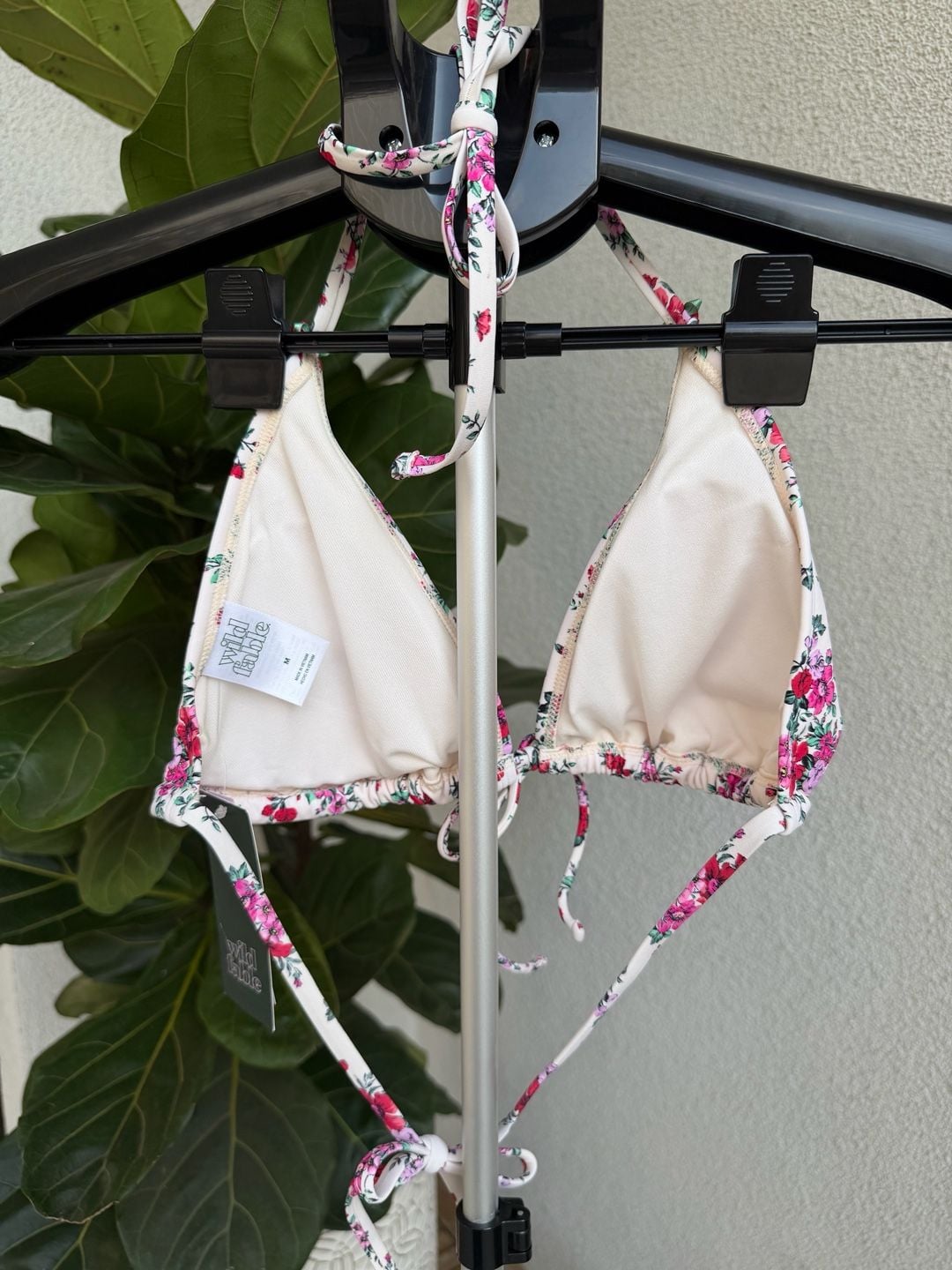 Wild Fable Floral Print Bikini Top Size M (8-10) 3