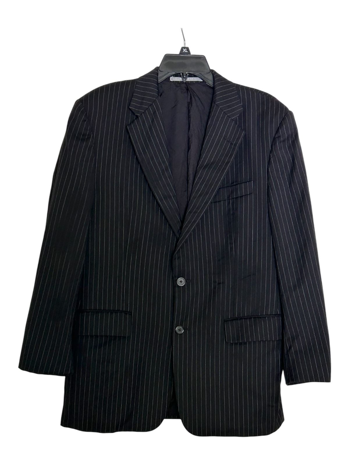 Hickey Freeman 100% Worsted Wool Pinstripe Suit 38 SHT 1