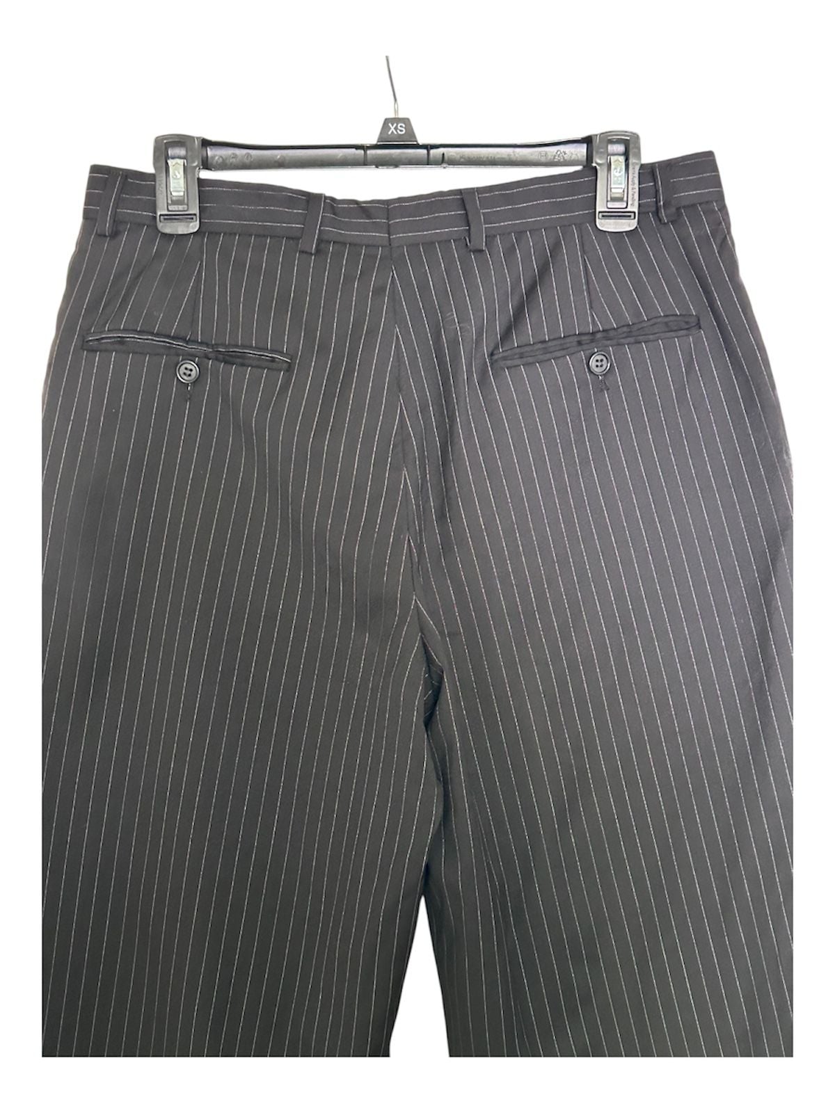 Hickey Freeman 100% Worsted Wool Pinstripe Suit 38 SHT 7