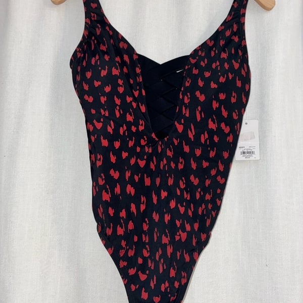 Apt. 9 Misses Swimwear Criss Cross Maillot Size S (4-6)