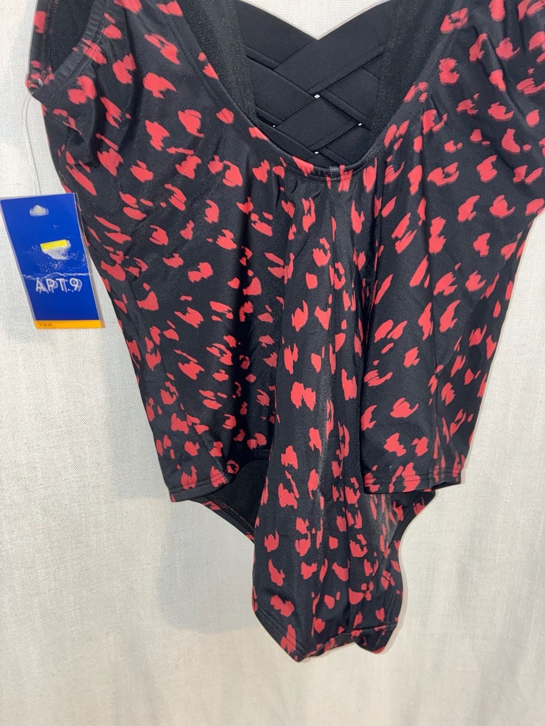 Apt. 9 Misses Swimwear Criss Cross Maillot Size S (4-6) 7