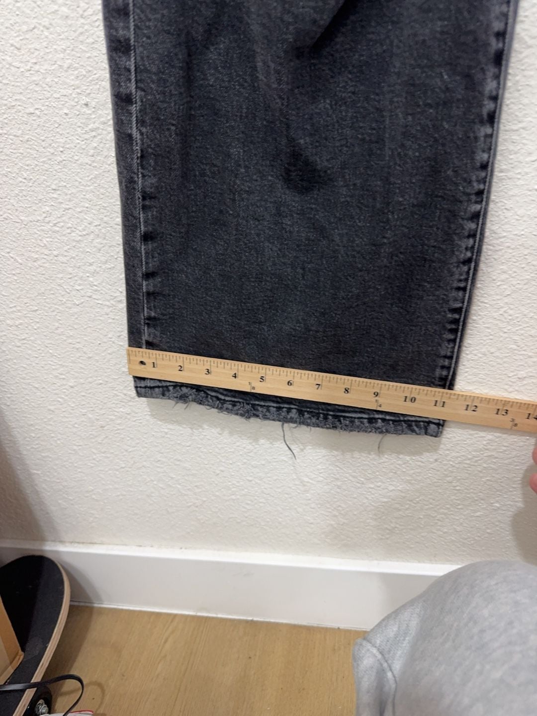 Good American Good Ease Mid Rise Wide Leg Jeans Women's Size 6 or 28 9