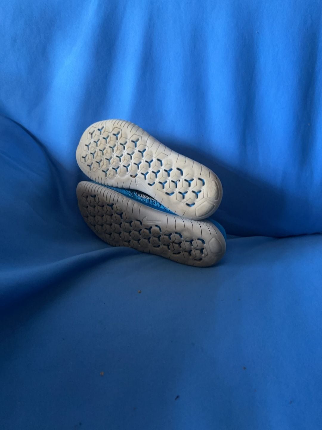 Nike Free RN Flyknit Running Shoes Blue w7.5 7