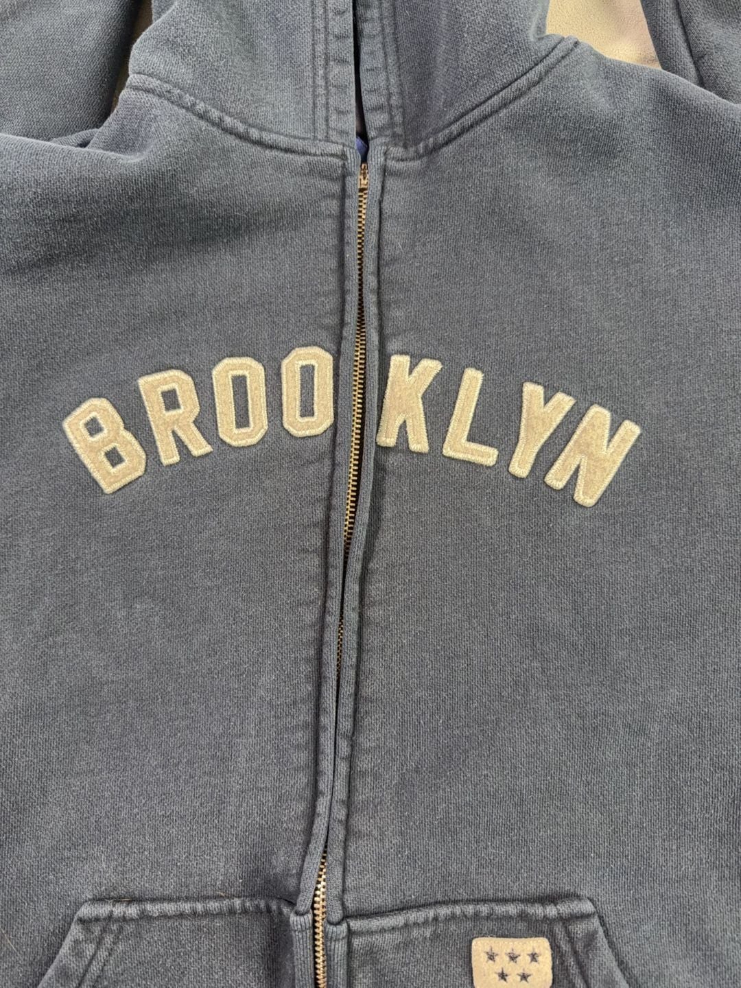 Blue Marlin Brooklyn Royal Giants 1917 Zip-Up Hoodie Size L (14/16) 4