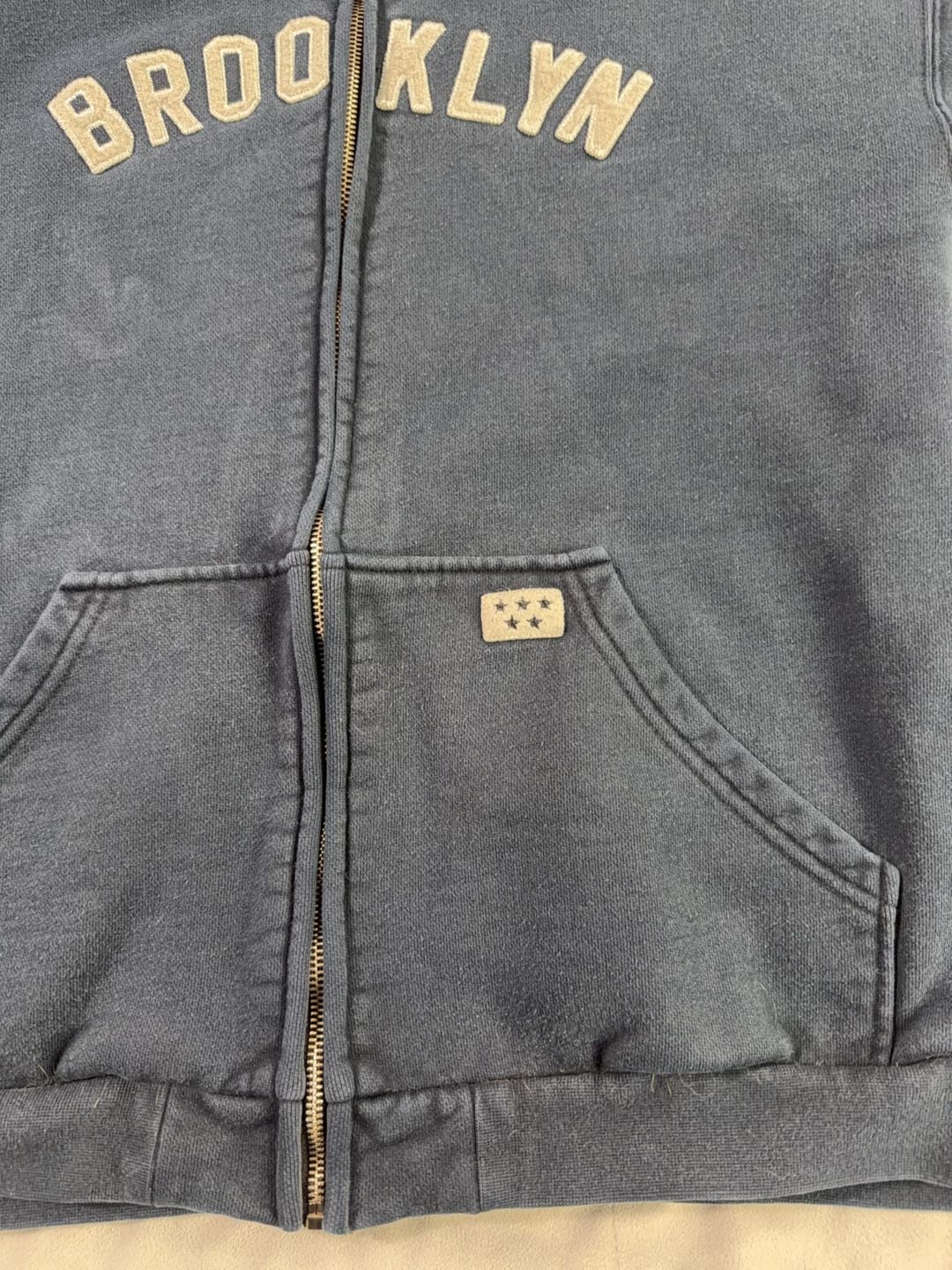 Blue Marlin Brooklyn Royal Giants 1917 Zip-Up Hoodie Size L (14/16) 5
