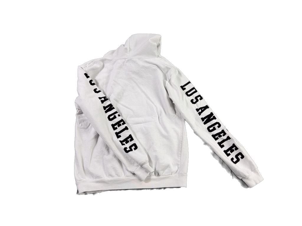 On Fire Cali Love Los Angeles Graphic Hoodie Size M 6