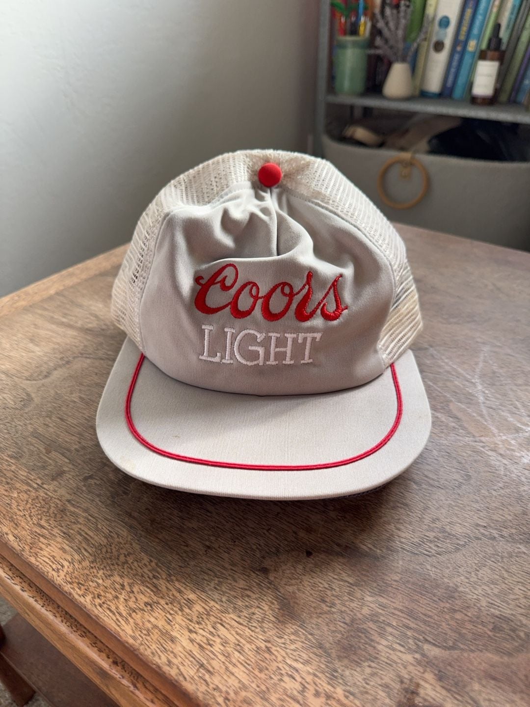 Vintage Coors Light Trucker Hat Snapback California Headwear Adult 2