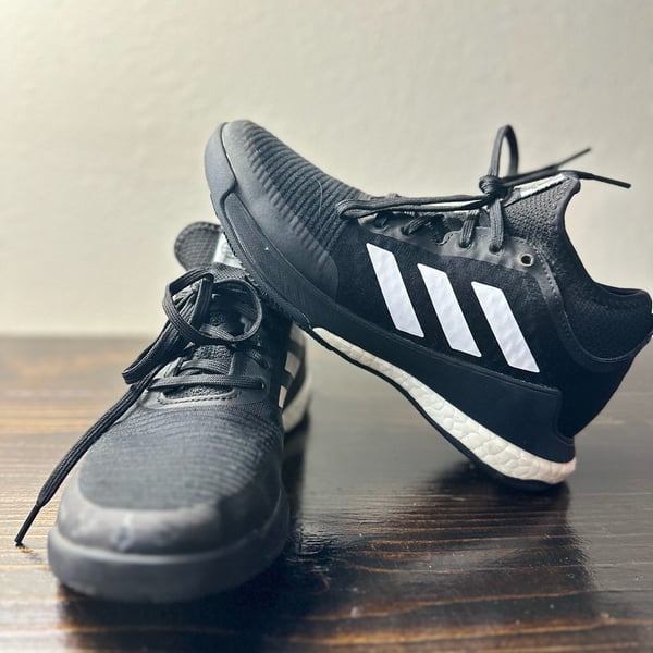 Adidas Crazyflight Volleyball Shoes Black Size 6.5 Women
