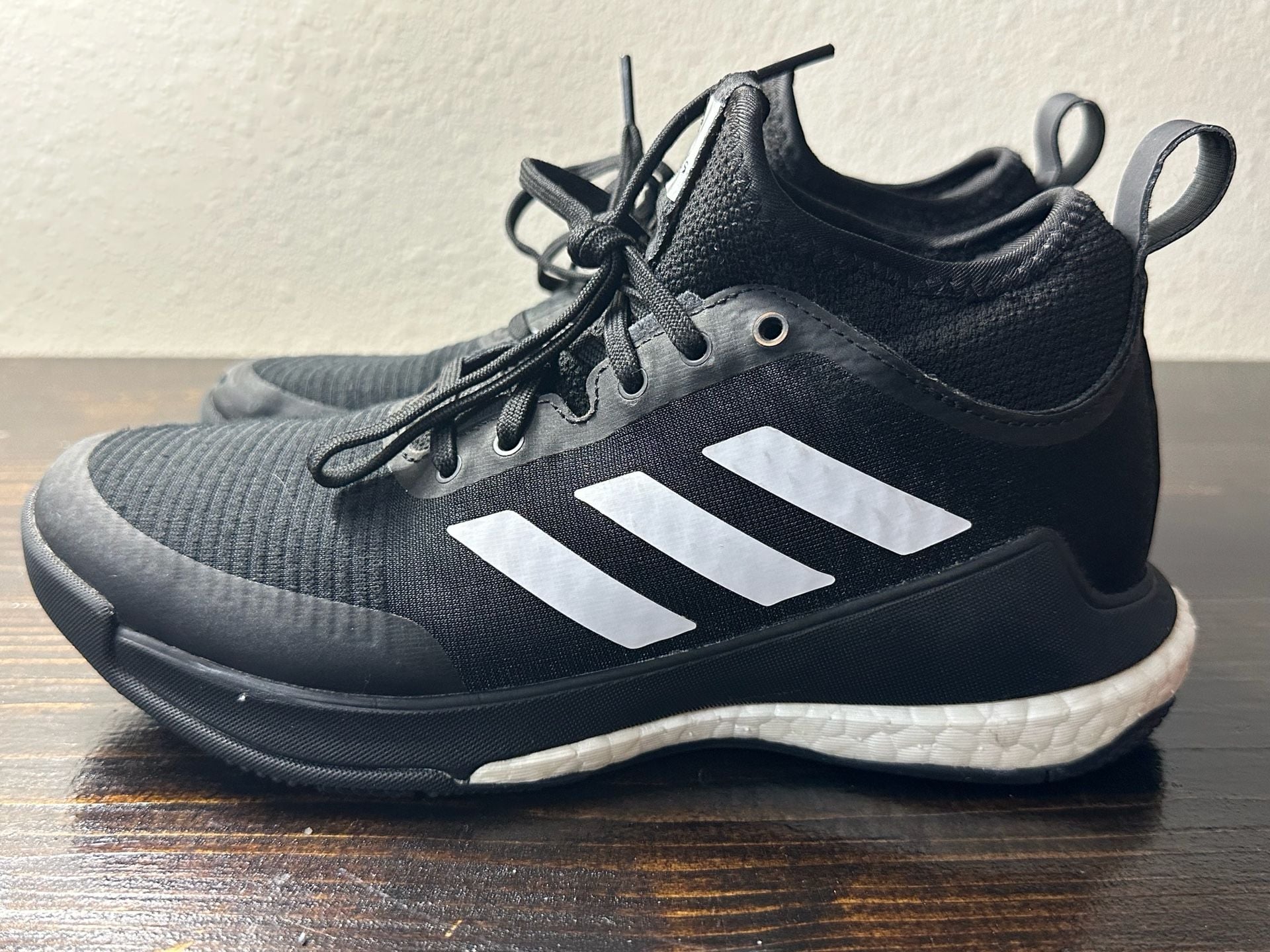 Adidas Crazyflight Volleyball Shoes Black Size 6.5 Women 5